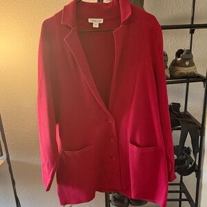 Coldwater Creek Women's Vibrant Red Coat